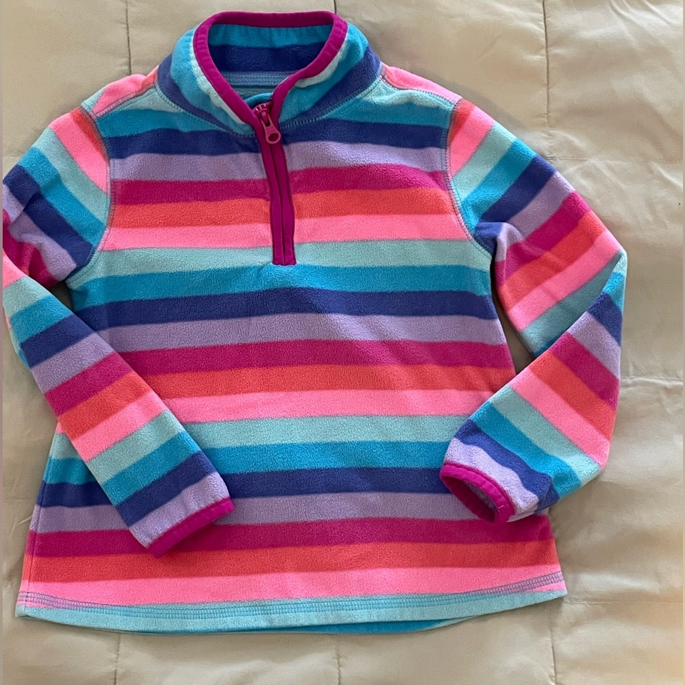 Girls Carters fleece pullover, half zip
